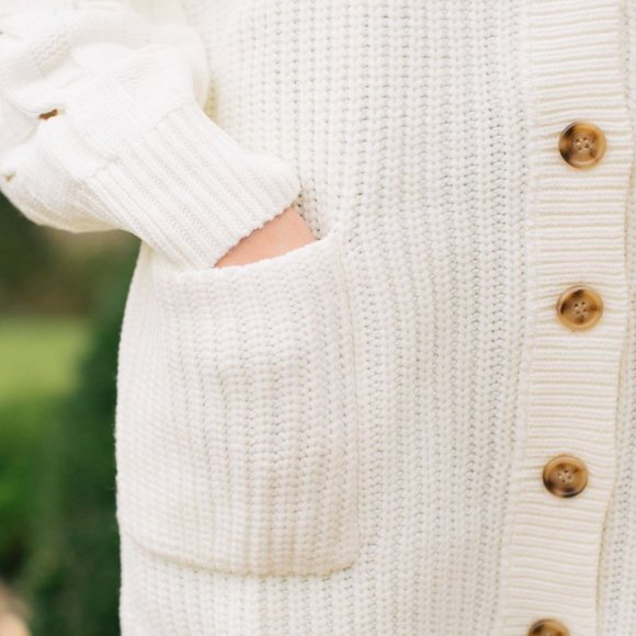 🆕 SUGARLAND CABLE KNIT SLEEVE CARDIGAN - Picture 4 of 7